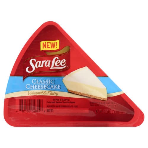 Sara Lee Cheesecake Slices Whipped & Fluffy Classic