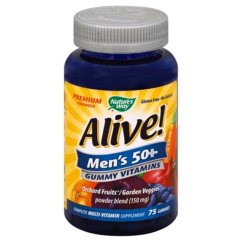 Natures Way Men'S 50+ Gummy Vitamins