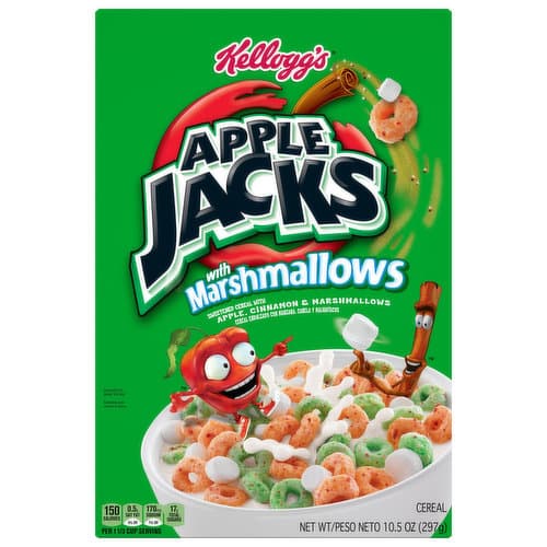 Apple Jacks Cereal With Marshmallows