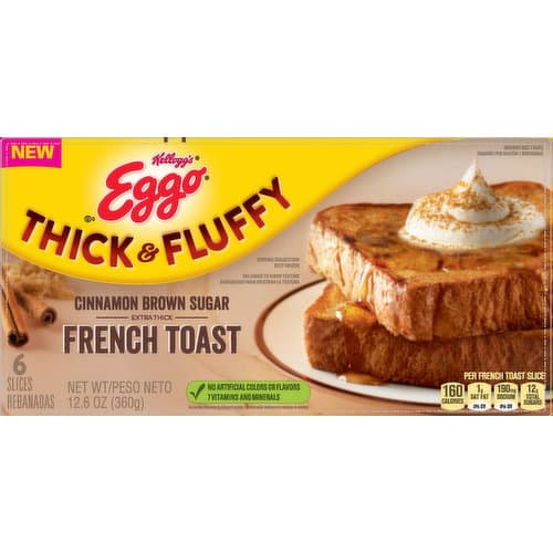 Eggo Thick & Fluffy Cinnamon Brown Sugar French Toast