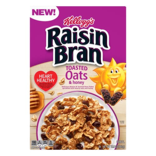 Raisin Bran Crunch Breakfast Cereal Toasted Oats And Honey