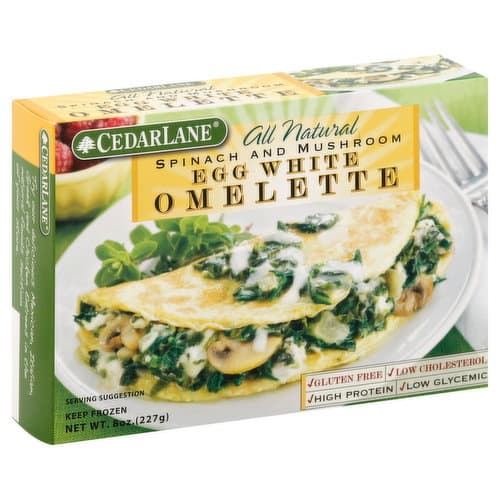 Cedarlane Omelette - Egg White - Spinach And Mushroom