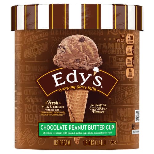 Dreyer'S Chocolate Peanut Butter Cup Loaded Ice Cream
