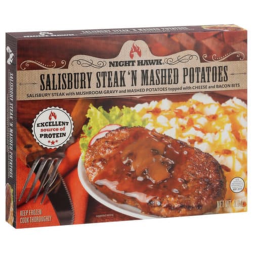 Night Hawk Salisbury Steak 'N Mashed Potatoes