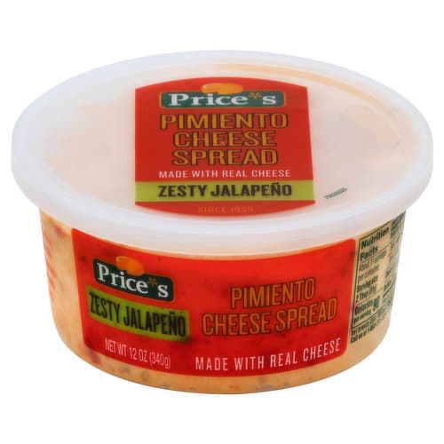 Price'S Zesty Jalapeno Pimiento Cheese Spread