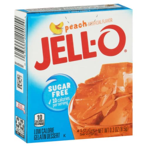 Jell-O Gelatin Dessert Sugar Free Peach Gelatin
