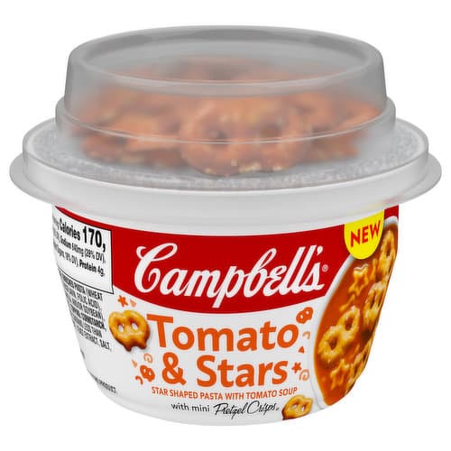 Campbell'S Tomato & Stars With Mini Pretzel Crisps