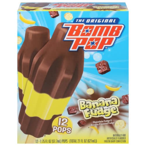 Bomb Pop Ice Cream Banana Fudge