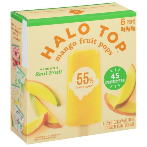 Halo Top Mango Fruit Pops Summer Dessert
