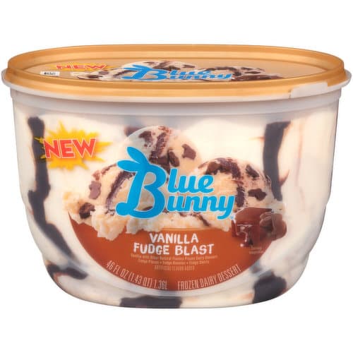 Blue Bunny Vanilla Fudge Blast