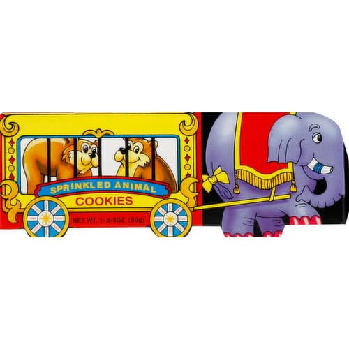 Dsf Animal Cookies, Sprinkled