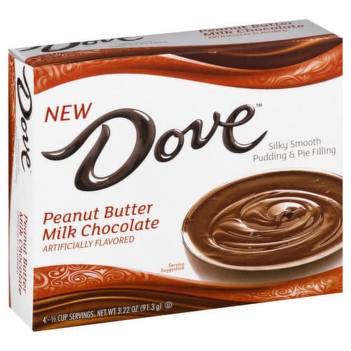 Dove Peanut Butter Milk Chocolate Pudding