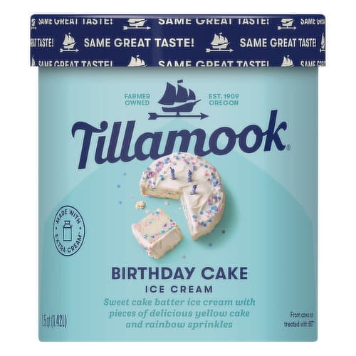 Tillamook Tillmook Birthday Cake Ice Cream