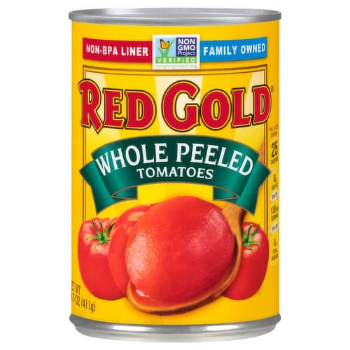Red Gold Tomatoes Whole Peeled 100% Natural