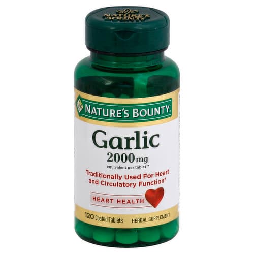 Natures Bounty Garlic Coated