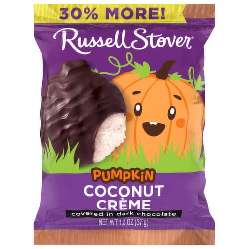 Russell Stover Dark Chocolate Coconut Creme Pumpkin