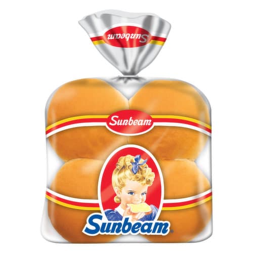 Sunbeam Hamburger Buns Enriched White Bread Burger Buns