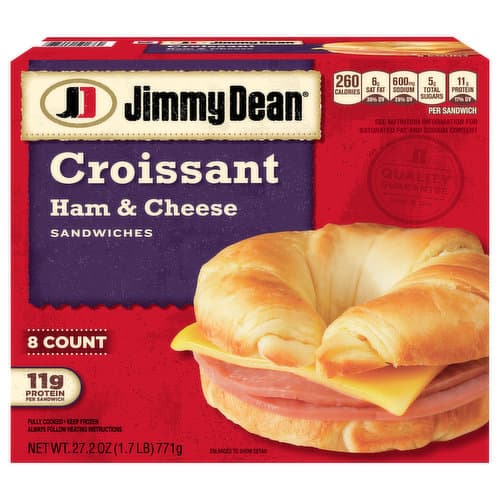 Jimmy Dean Ham & Cheese Croissant Sandwich