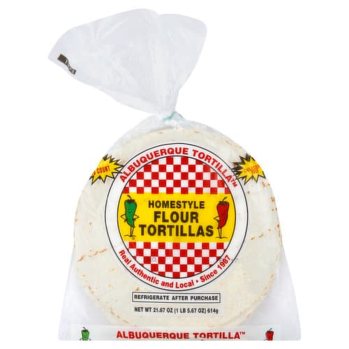 Albuquerque Tortilla Flour Homestyle Bag