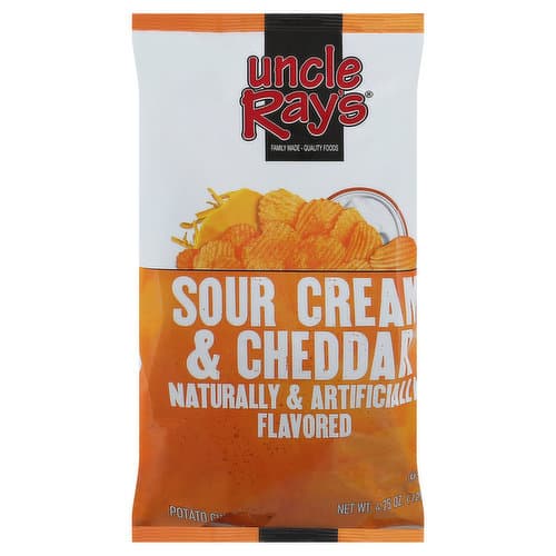 Uncle Ray'S Sour Cream & Cheddar Potato Chips
