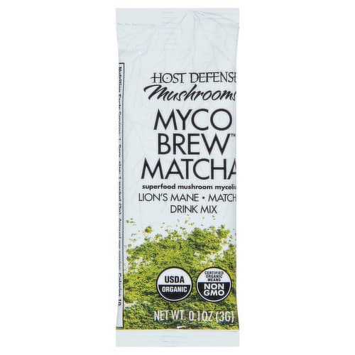 Host Defense Organic Mycobrew Matcha Drink Mix
