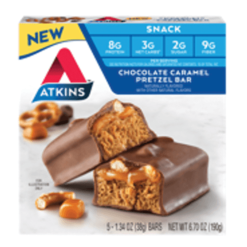 Atkins Chocolate Caramel Pretzel Bar