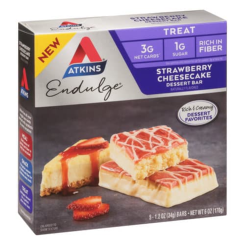 Atkins Endulge Bars- Strawberry Cheesecake