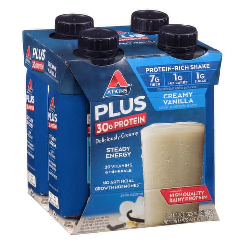 Atkins Creamy Vanilla Protein & Fiber Shake