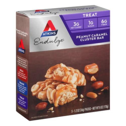 Atkins Endulge Bar - Peanut Caramel Cluster