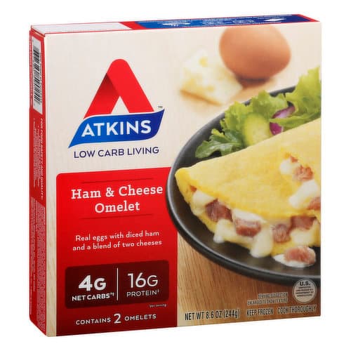 Atkins Omelet Ham & Cheese