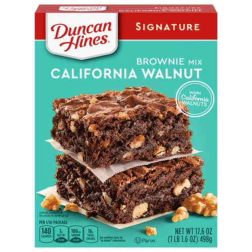 Duncan Hines Decadent Brownie Mix California Walnut