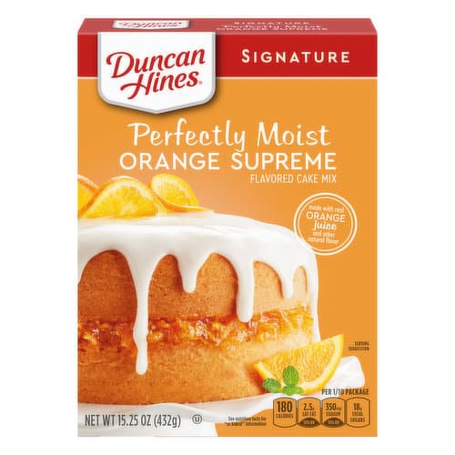 Duncan Hines Signature Cake Mix Orange