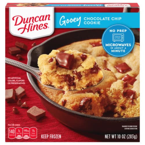 Duncan Hines Gooey Chocolate Chip Cookie Dessert