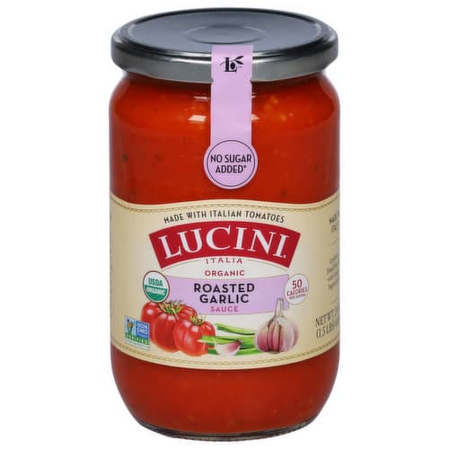 Is it Artificial Flavors Free? Lucini Sauce Organic Marinara Roasted Garlic