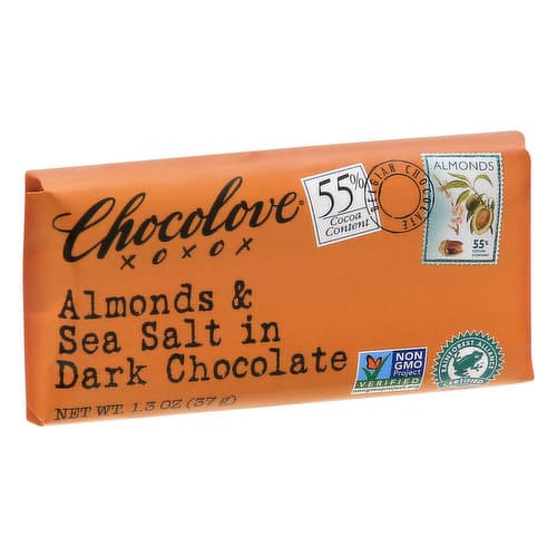 Chocolove Almond/Sea Salt In Dark Chocolate
