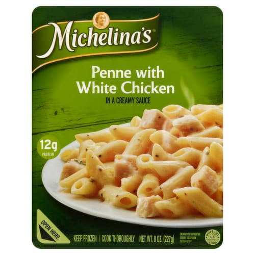 Michelinas Penne With White Chicken In A Creamy Sauce