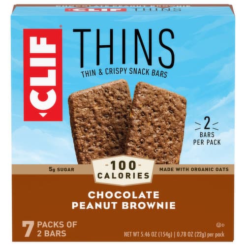 Clif Thins Choc Peanut Brownie