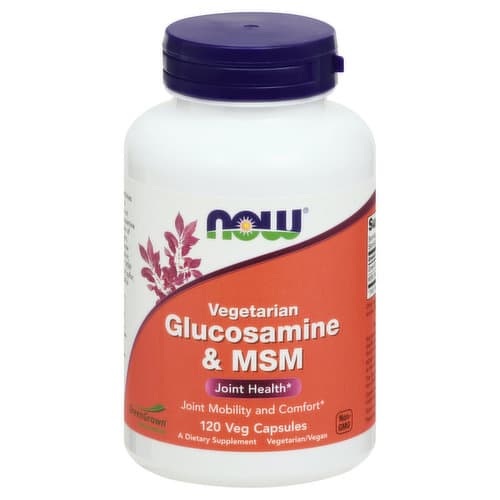Now Vegetarian Glucosamine & Msm Veg Capsules