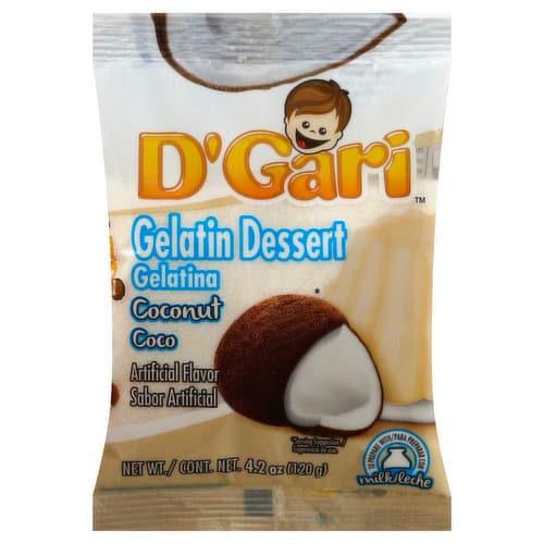 D'Gari Coconut Gelatin Dessert