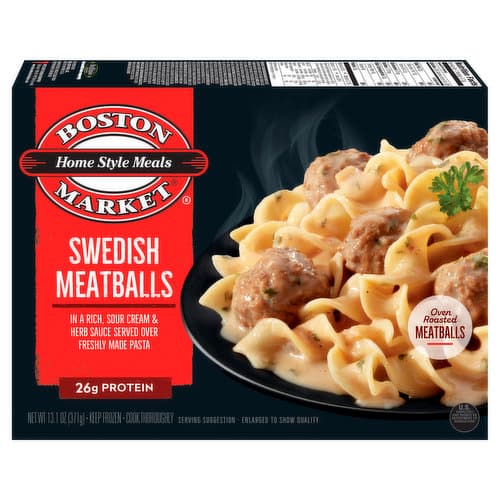 Boston Market Entrees Swedish Meatballs