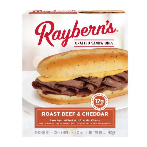 Raybern'S Sandwiches, Roast Beef & Cheddar