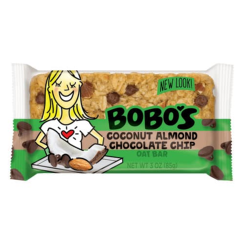 Bobo'S Oat Bars - All Natural Bar Coconut Almond Chocolate Chip