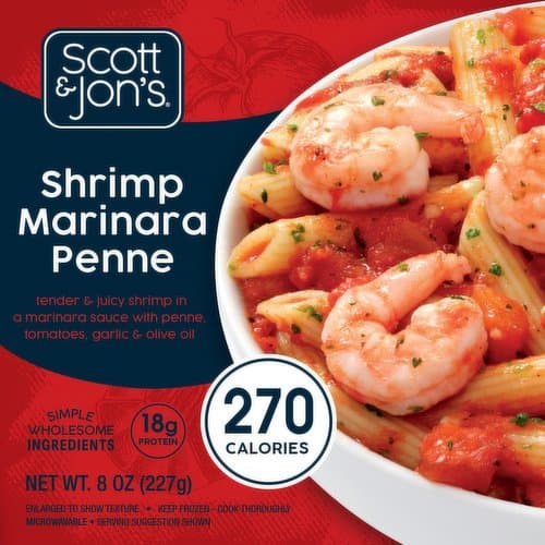 Scott & Jon'S Shrimp Marinara Penne Bowl