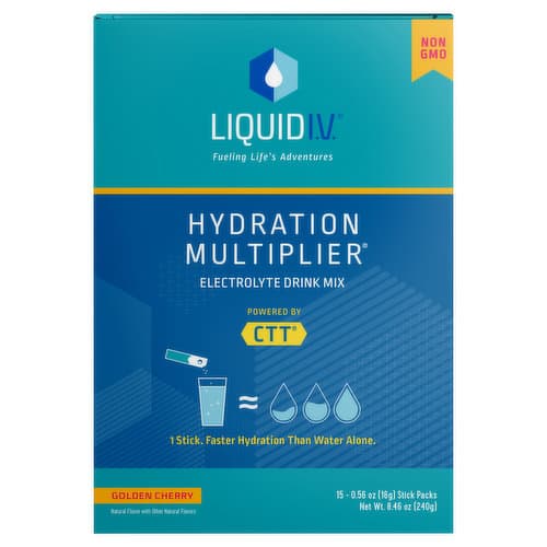Liquid Iv Golden Cherry Electrolyte Drink Mix