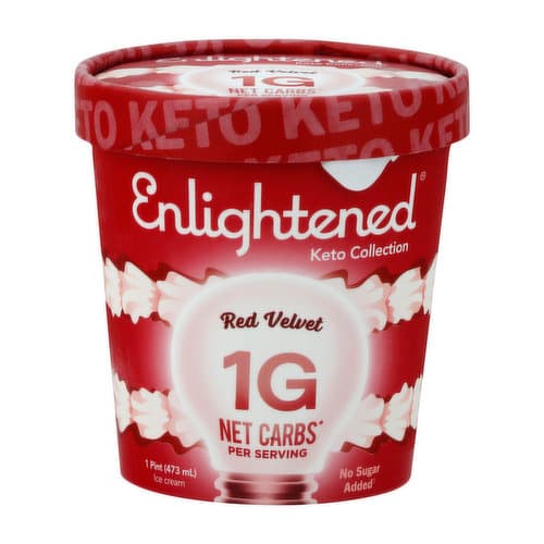 Enlightened Red Velvet Low Fat Ice Cream