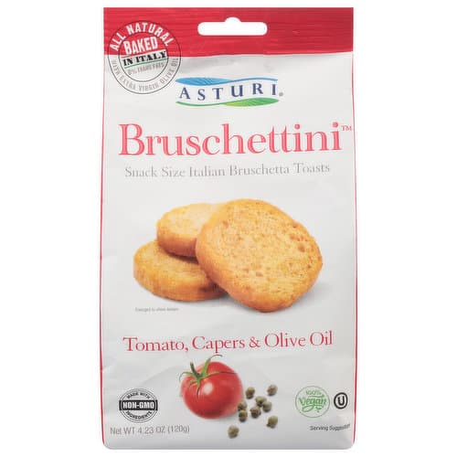 Asturi Brischettoni Tomato, Capers And Olive Oil