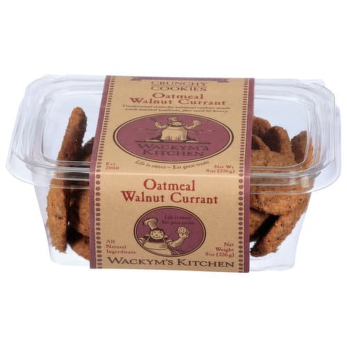 Wackym'S Kitchen Cookie Oatmeal Walnut Currant