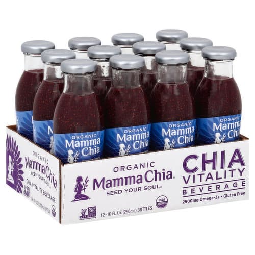 Mamma Chia Organic Blueberry Pomegranate Chia Beverage