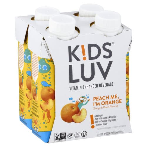Kidsluv Peach Me, I'M Orange Juice Infused Water