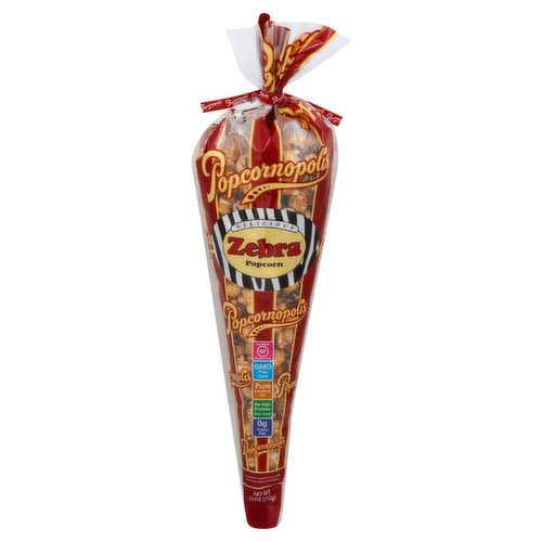 Popcornopolis Zebra Chocolate Popcorn